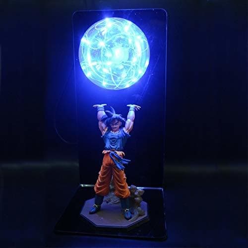 Home Dragon Ball Z Lámpara Goku Fuerza Bombas Creativas Lámpara De Mesa Iluminación