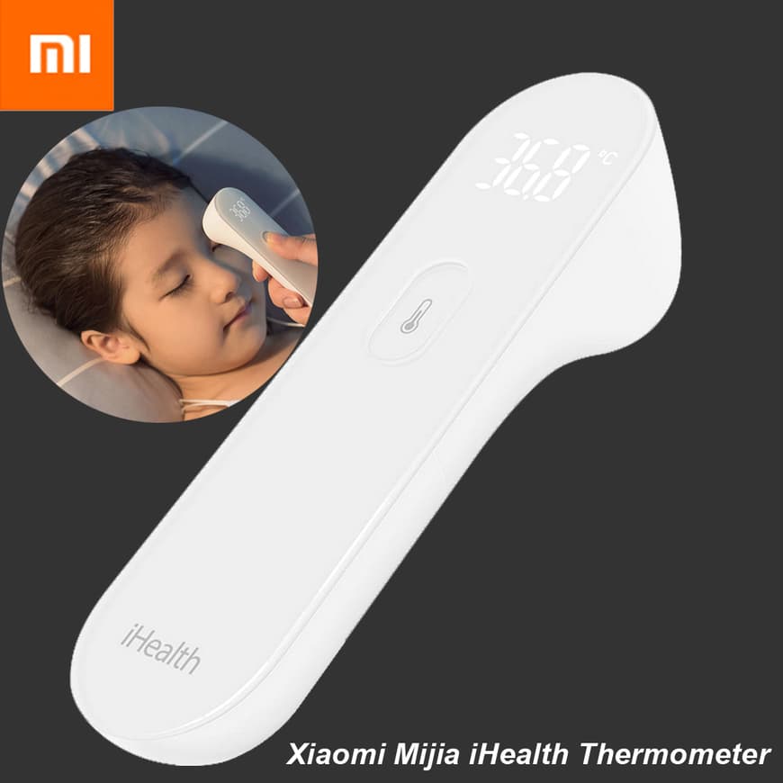 Fashion Xiaomi Mijia IHealth termómetro de frente sin contacto por infrarrojos...