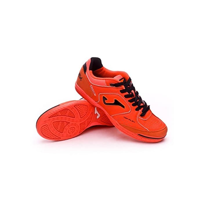 Moda Joma Botas Fútbol Top Flex 807 Naranja Hombre Suela Lisa