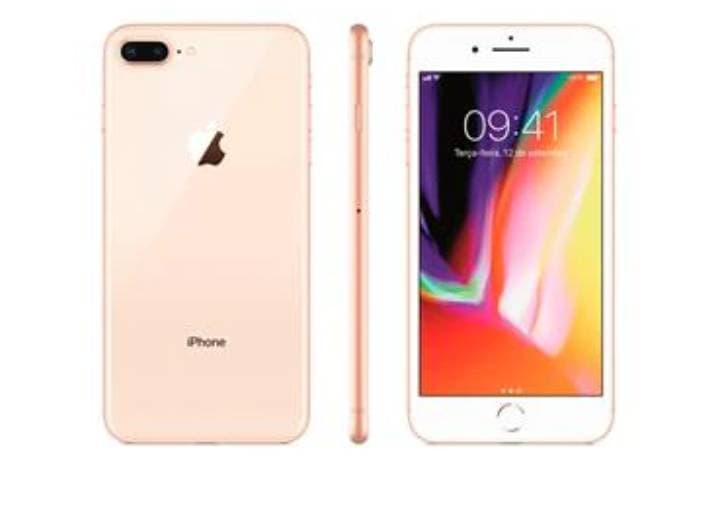 Moda iPhone 8 Apple Plus com 64GB, Tela Retina HD de 5,5”, iOS 12