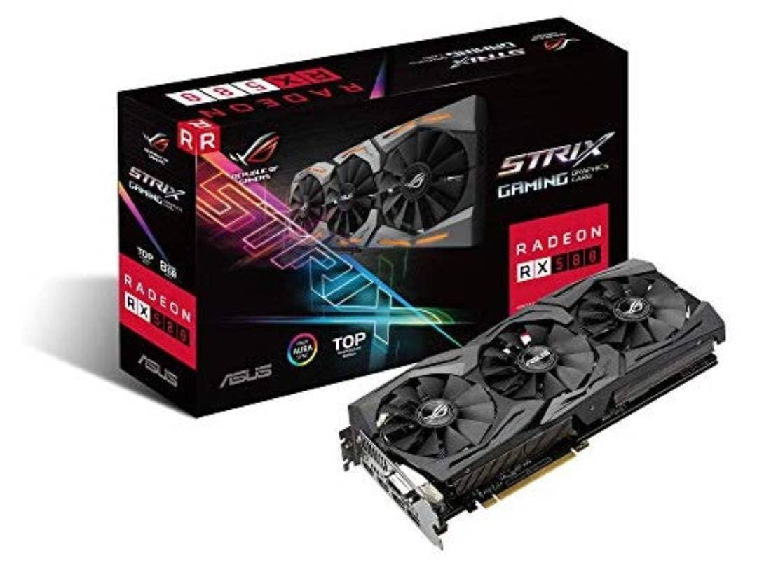 Moda ASUS ROG-STRIX-RX580-T8G-GAMING Radeon RX 580 8GB GDDR5 - Ta