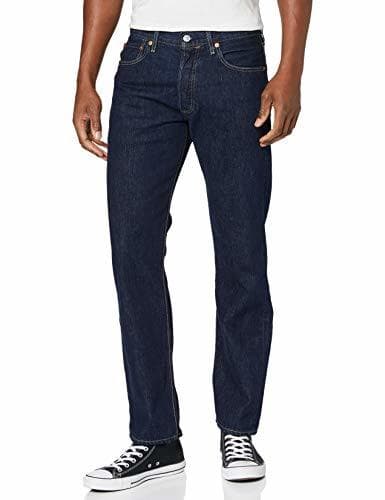 Fashion Levi's 501 Original Fit- Vaqueros para hombre, Azul