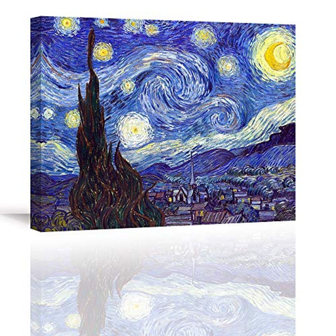 Place Piy Painting Cuadro en Lienzo Reproducción Starry Night by Van Gogh Pinturas