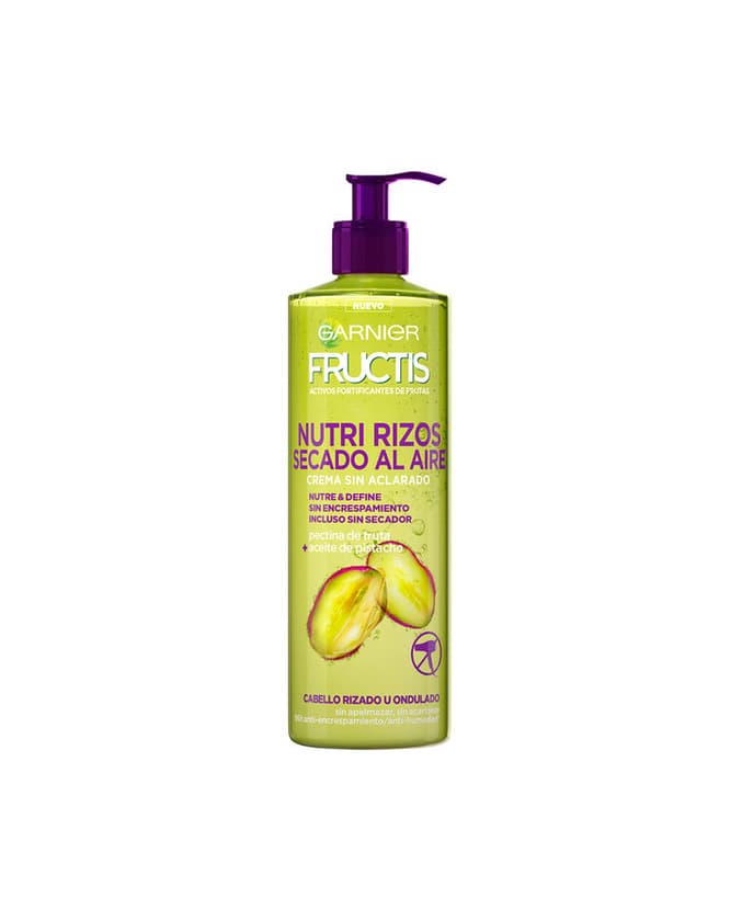 Beauty Garnier Fructis Nutri Rizos Secado al Aire Crema Sin Aclarado para Pelo