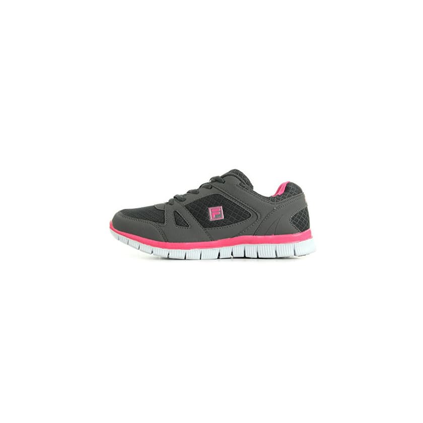 Moda Fila Lancer Run - Zapatillas de Piel para Mujer Gris Gris