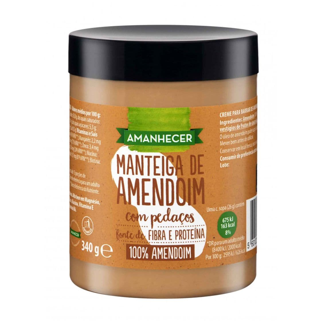 Fashion MANTEIGA DE AMENDOIM AMANHECER 340GR 