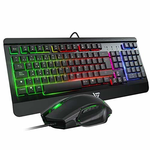 Electrónica VicTsing Teclado Gaming LED