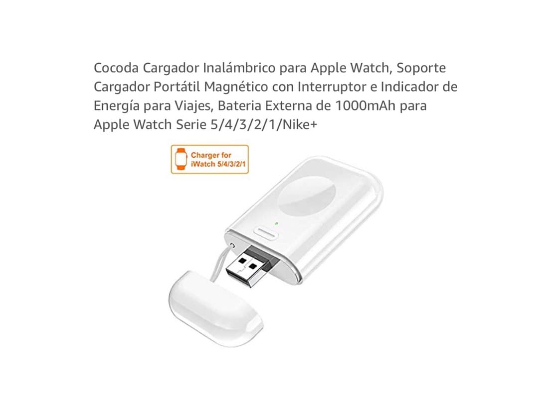 Product Carregador Apple Watch 