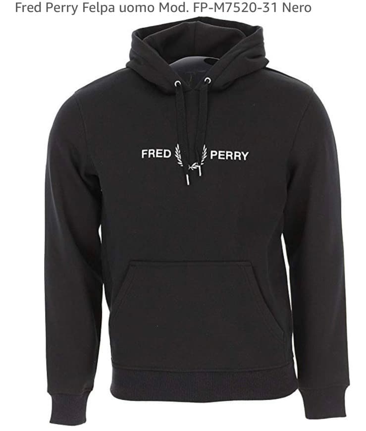 Moda Fred Perry sweat capuz