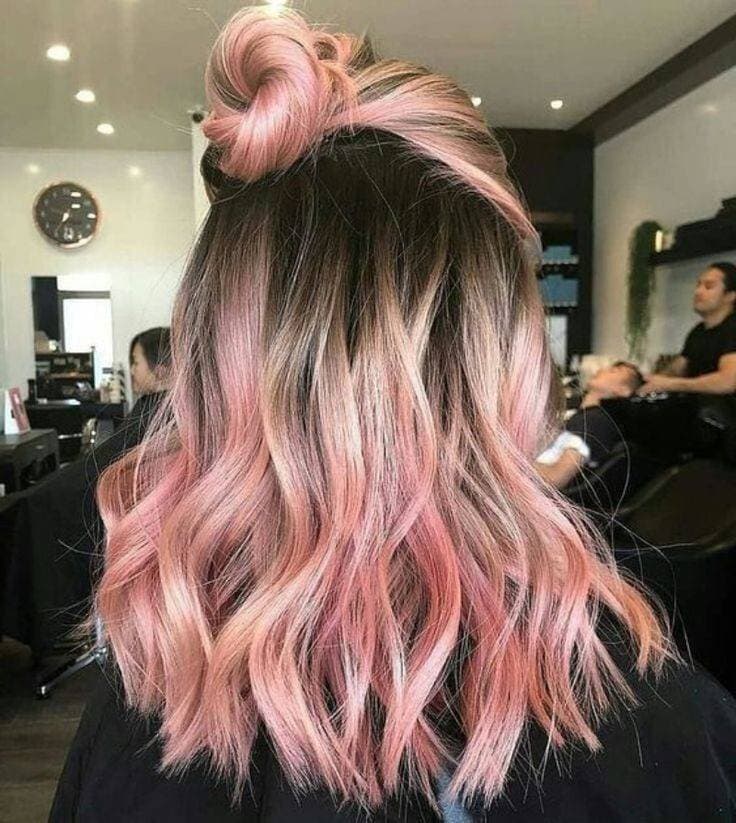 Fashion Inspiração 💇 /Cor rosa pastel