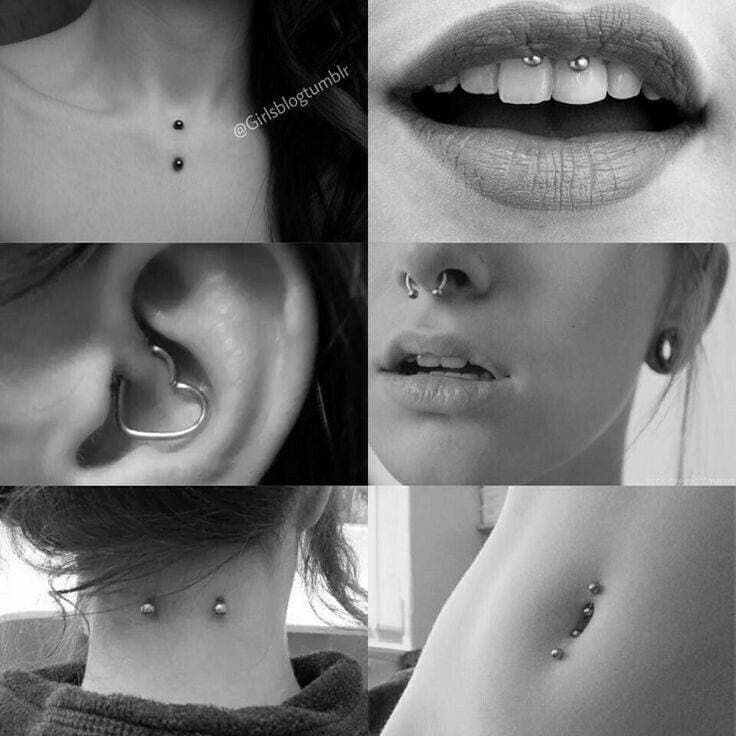 Fashion Inspirações piercings