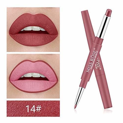 Beauty CHAMI Miss ROSE double end lipstick professional moisturizing waterproof lip liner lipstick