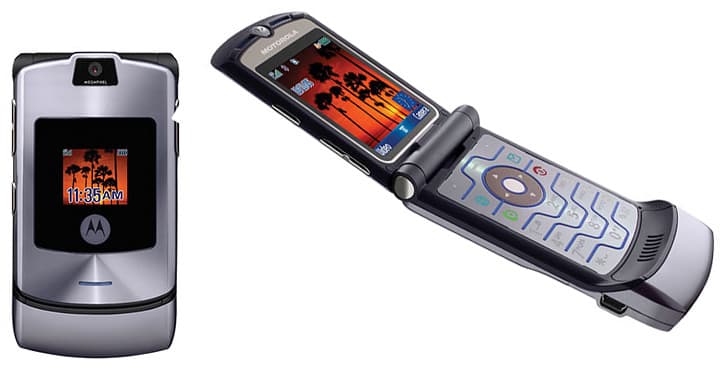 Moda Motorola RAZR V3

