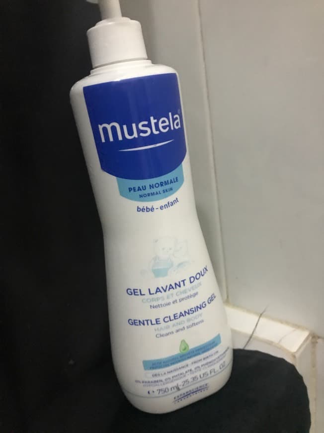 Beauty Mustela - Gel dermolimpiador lavante sin jabón cabello y cuerpo