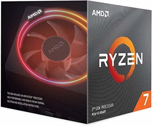 Electrónica AMD Ryzen 7 3700X, Procesador con Disipador de Calor Wraith Prism