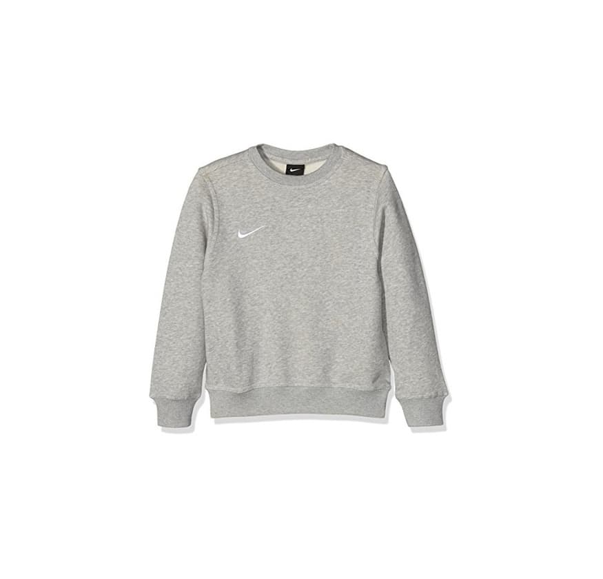 Fitness Nike Yth Team Club Crew - Sudadera para niño, Gris