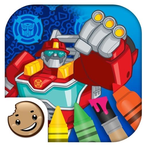 App Painting Lulu Transformers Rescue Bots Coloring App