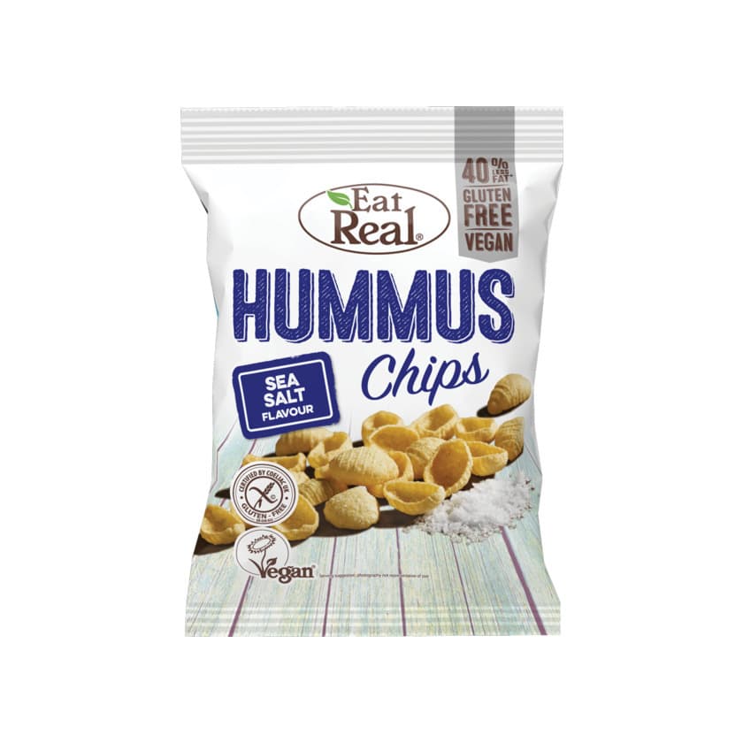 Producto Eat Real Aperitivos Hummus e Sal Marinho 