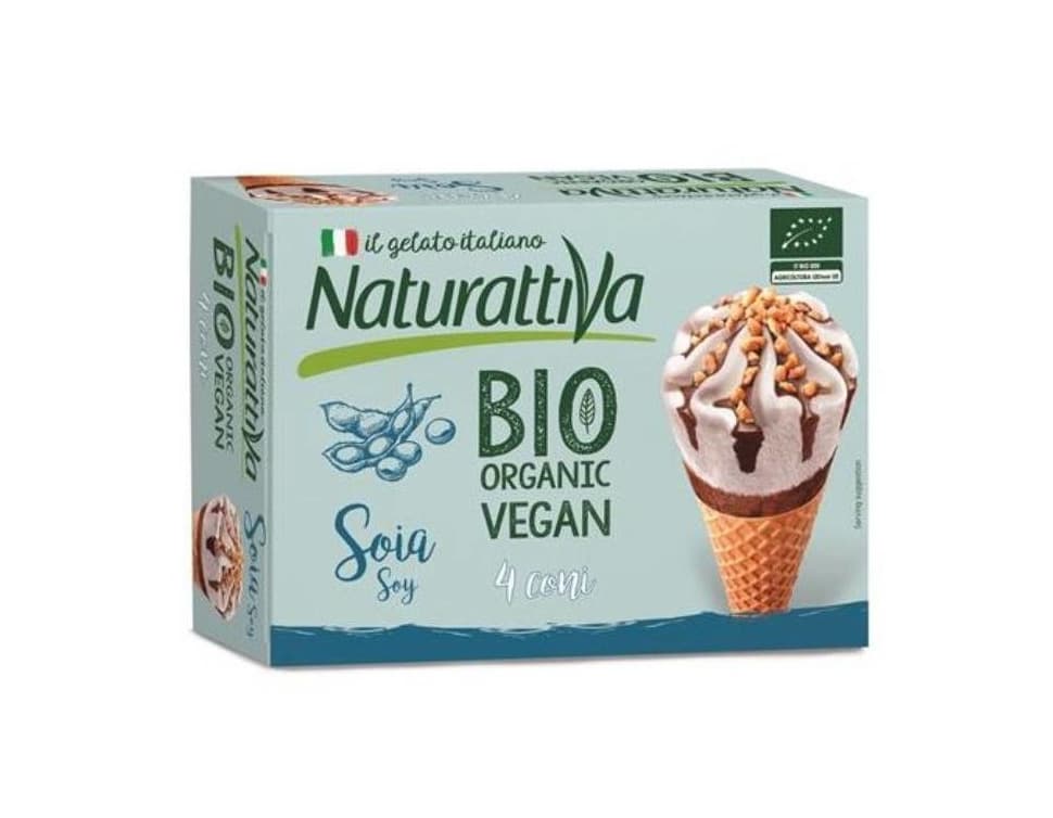 Product Gelado Vegetal Bio Soja Cone Bolacha E Avelãs