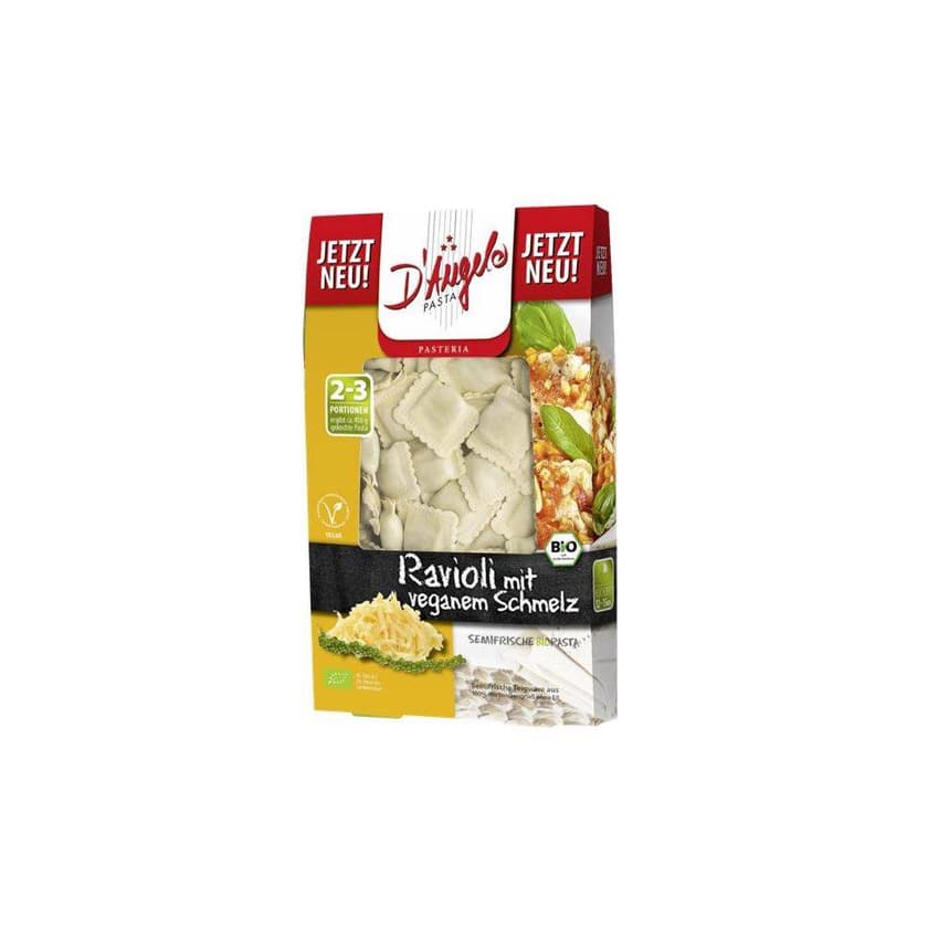 Producto RAVIOLI RECHEADO COM PREPARADO VEGETAL VEGAN BIO

