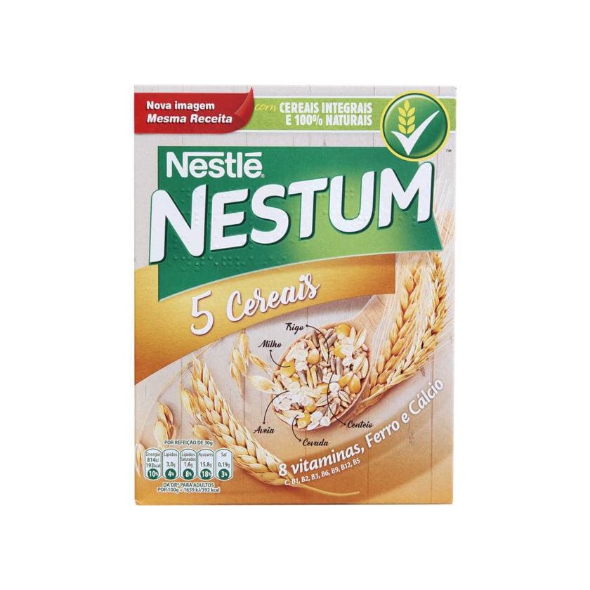 Product Flocos Nestum 5 Cereais com cereais Integrais vegan comida

