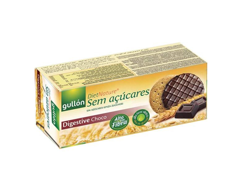 Product Bolachas Digestive Gullon Chocolate vegan comida snacks 

