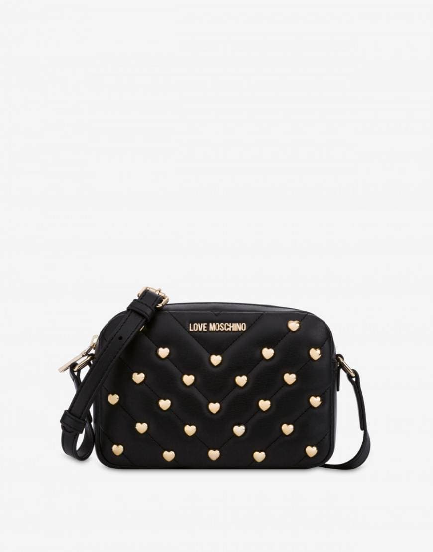 Product MOSCHINO SHOULDER BAG WITH HEART STUDS mala acessórios 

