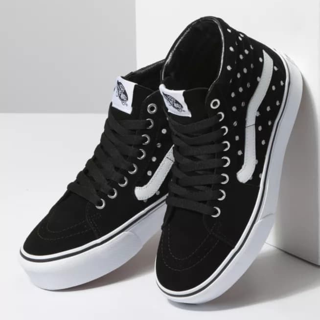 Moda Vans - TÉNIS DE PLATAFORMA SUEDE POLKA DOT SK8-HI 2.0