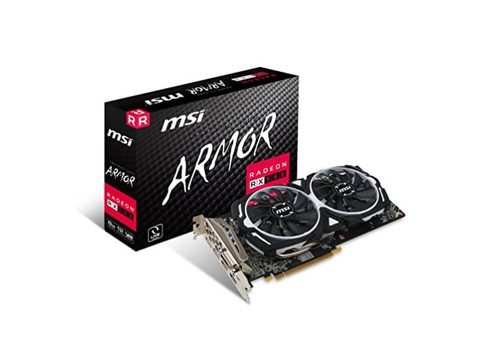 Electronic MSI Radeon RX 580 Armor 8G OC, Tarjeta Gráfica