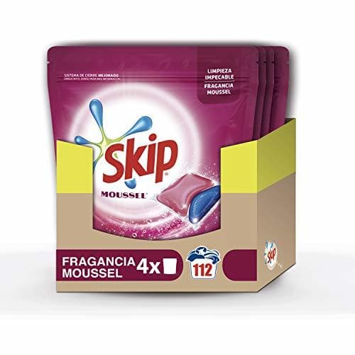 Belleza Skip Capsulas Doble Líquido Moussel - Paquede de 4 x 28 lavados