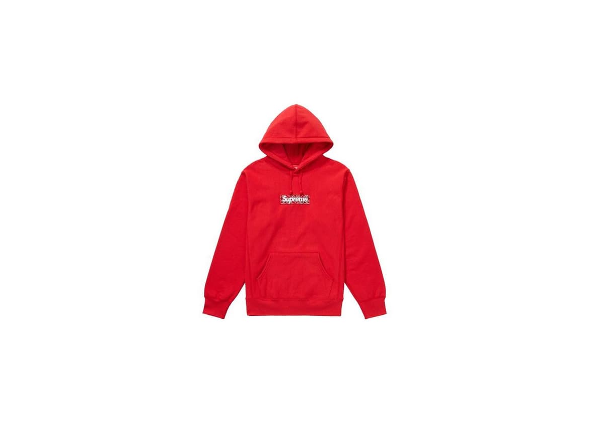 Producto Supreme Bandana Box Logo Hooded Sweatshirt Red