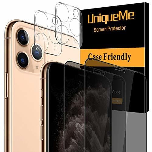 Product [2 Pack]UniqueMe Protector de Pantalla de Privacidad para iPhone 11 Pro