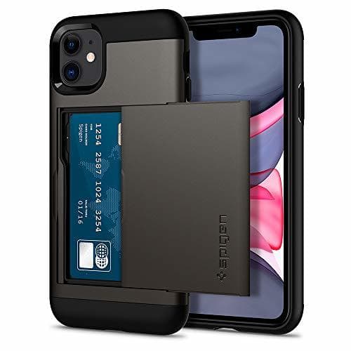 Product Spigen Slim Armor CS Funda iPhone 11, Doble Capa y diseñado para