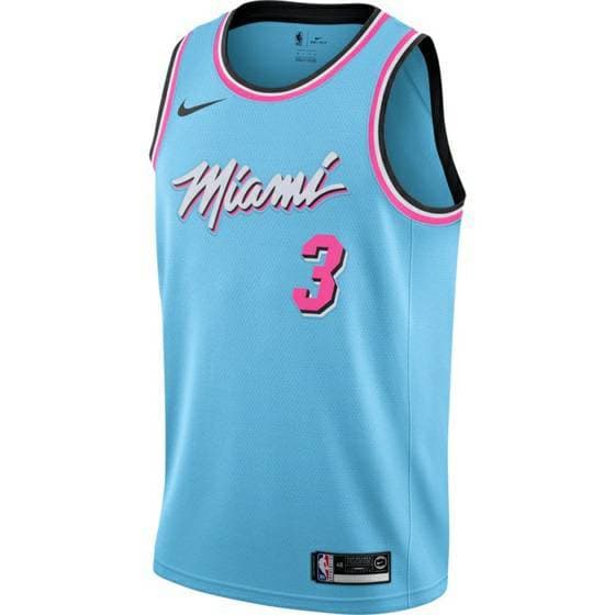 Product WOLFIRE WF Camiseta de Baloncesto para Hombre, NBA, Miami Heat #3 Dwyane