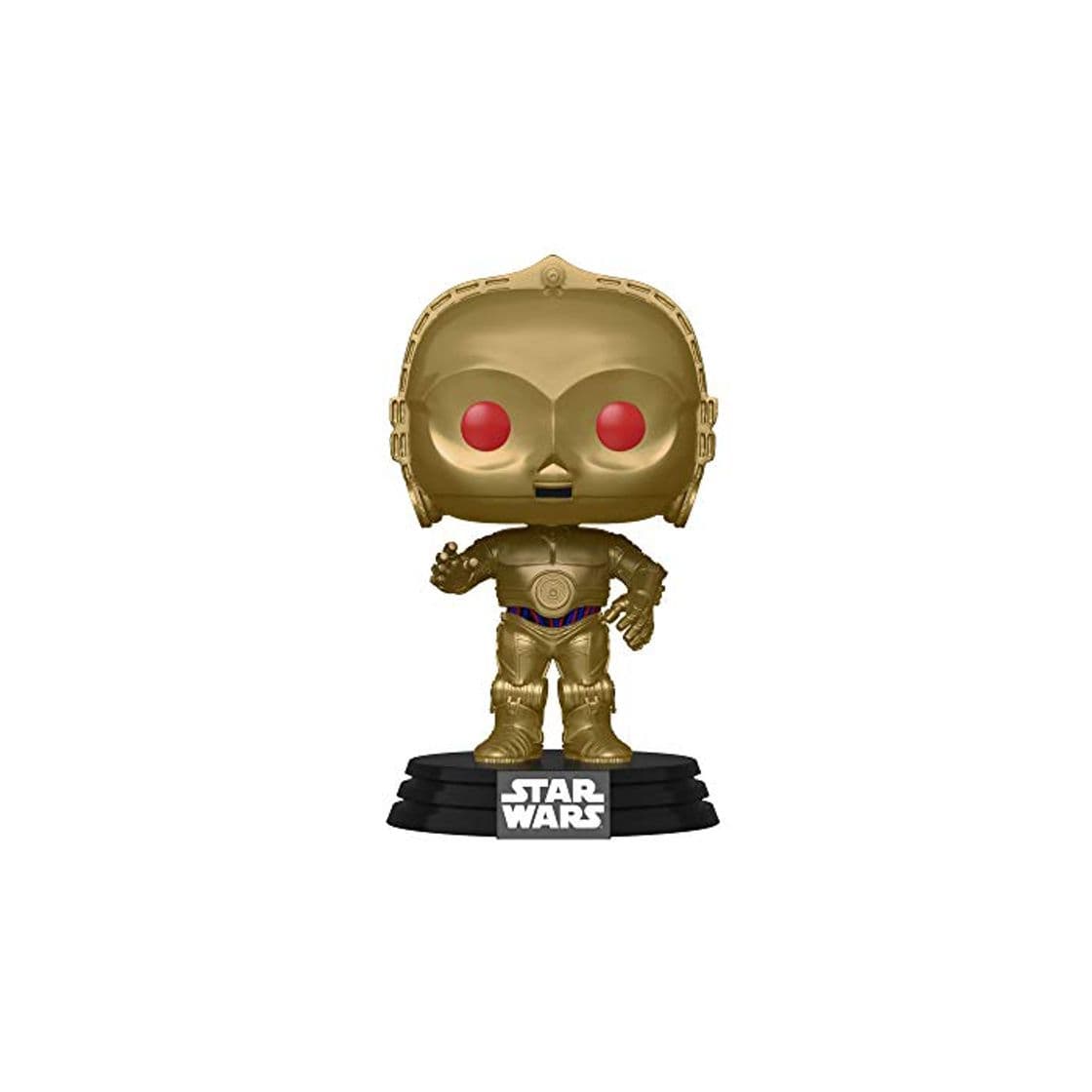 Juego Funko- Pop Chrome Skywalker-C-3PO Star Wars The Rise of Skywalker C-3PO Figura