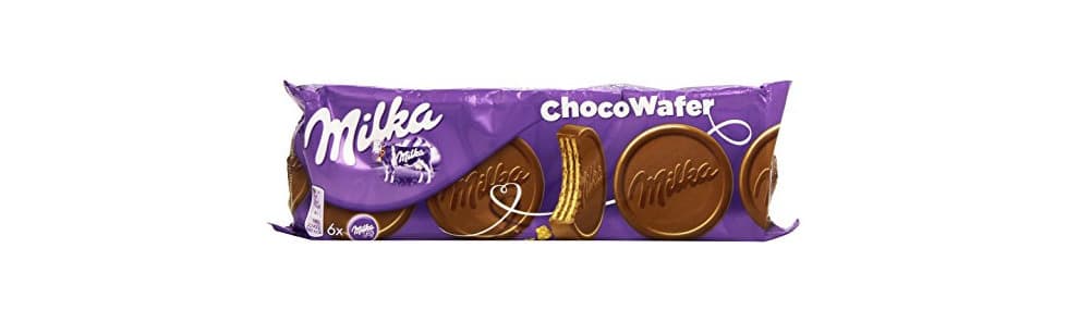 Producto Milka Choco Wafer Barquillo con Relleno de Cacao