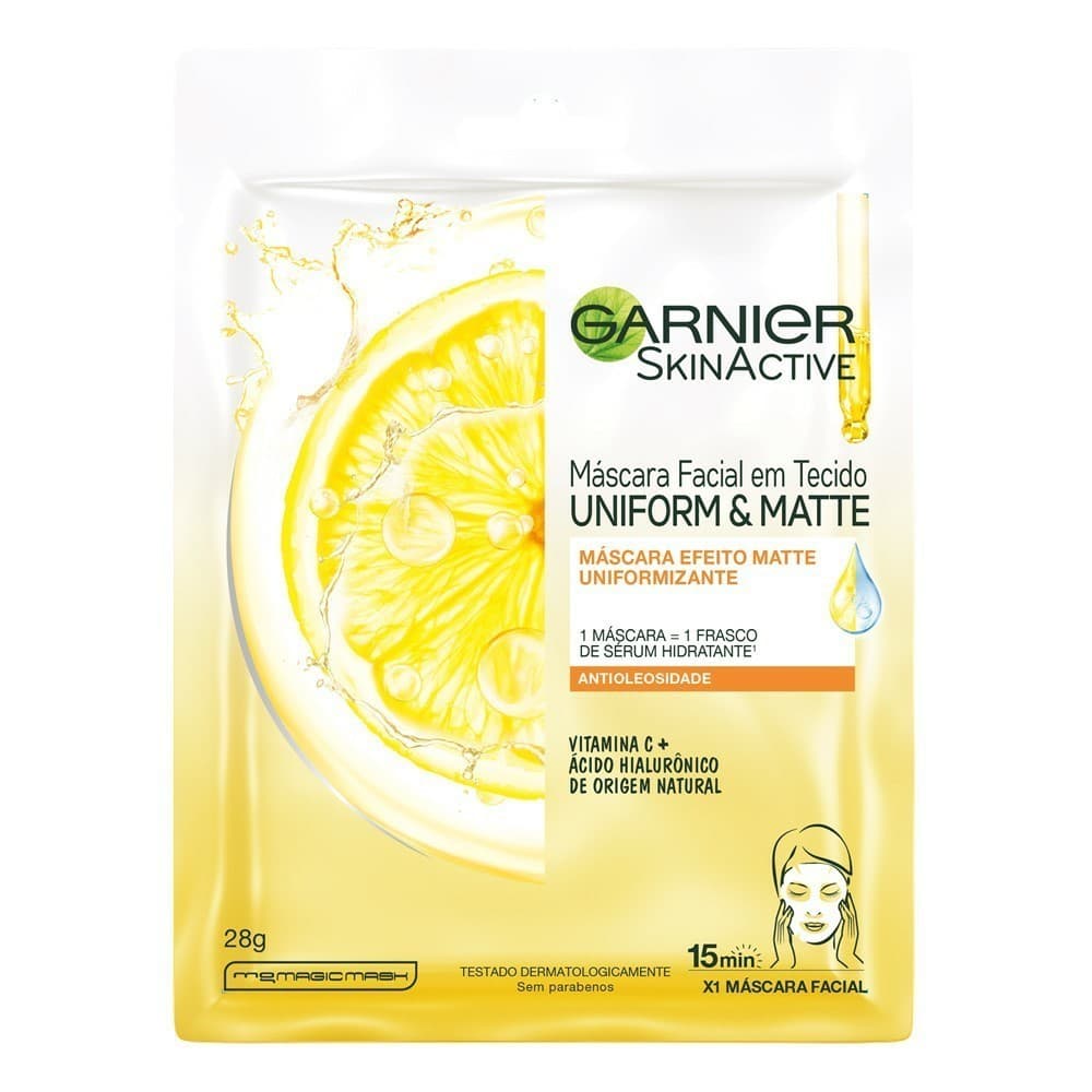 App Máscara Facial Garnier Uniform&Matte