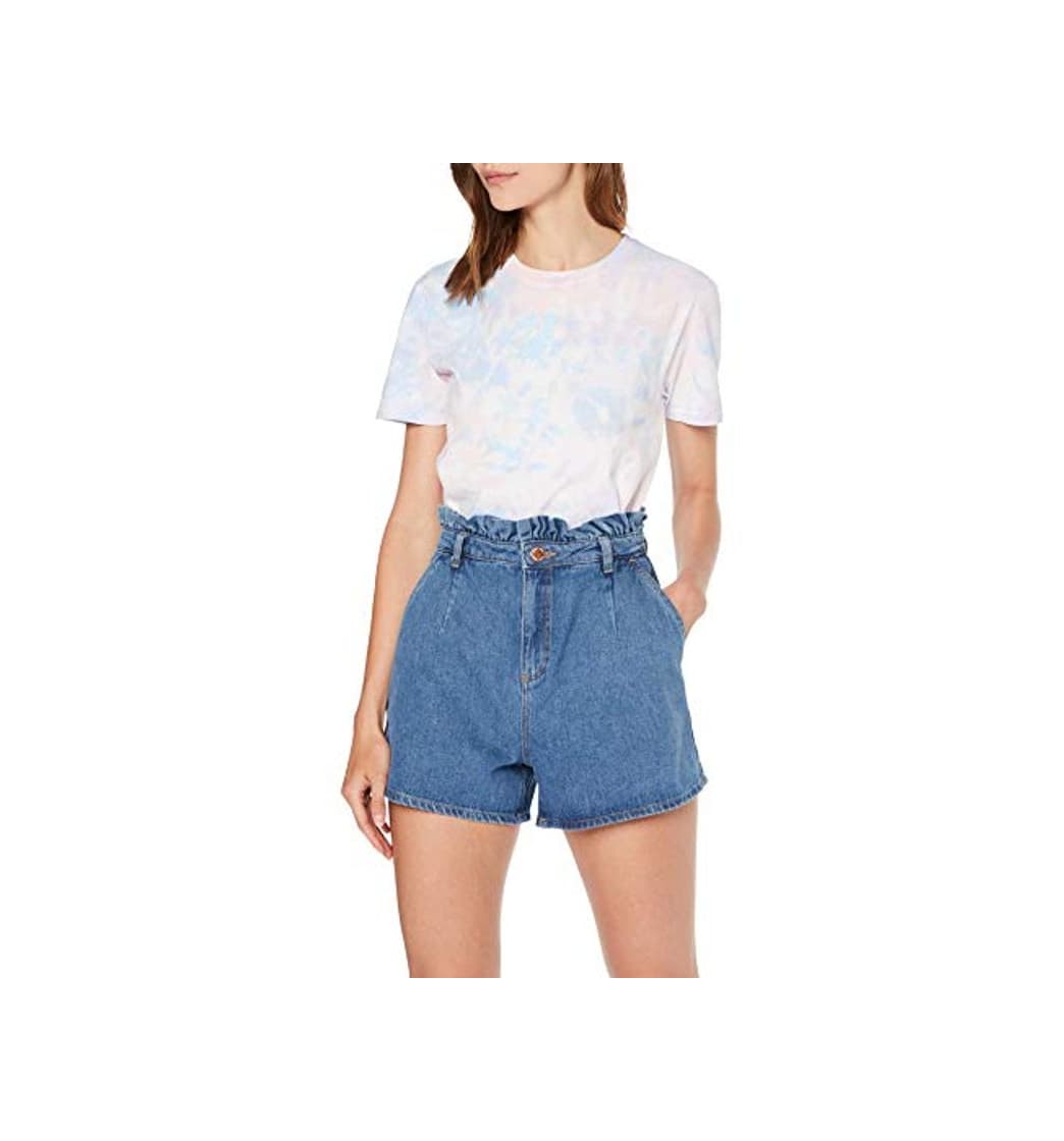 Producto MISS SELFRIDGE Mom Frill Top Shorts Short, Azul