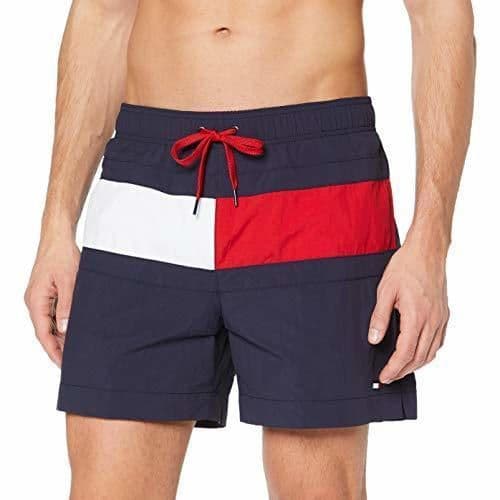 Fashion Tommy Hilfiger Medium Drawstring Pantalones Cortos, Azul