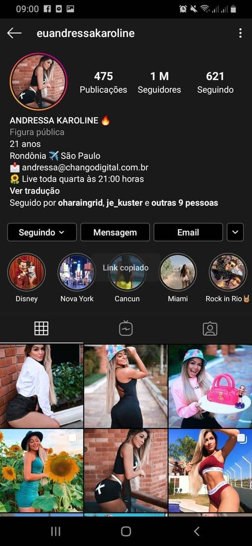 Moda Insta Andressa Karoline❤