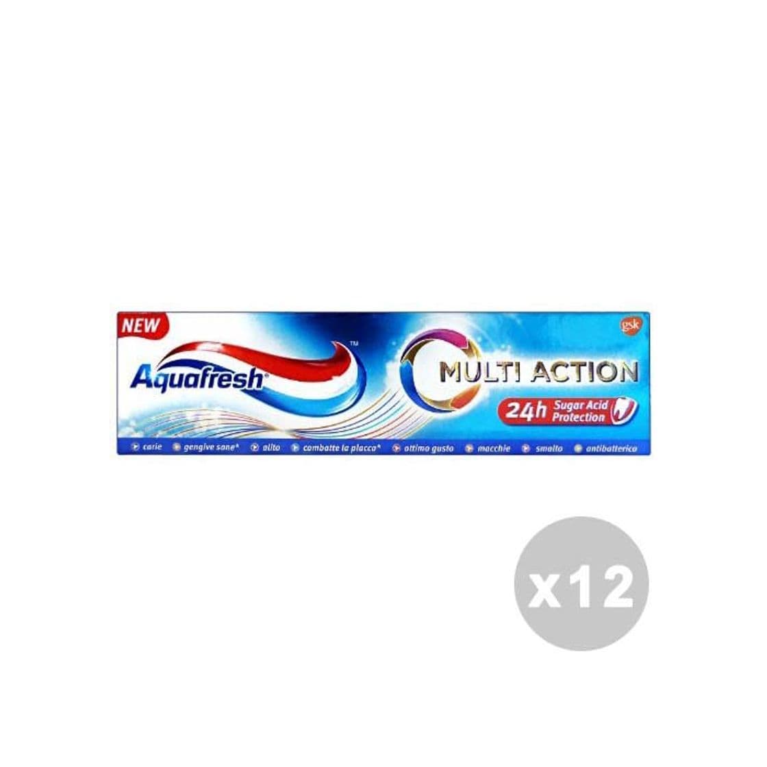 Producto Aquafresh Pasta De Dientes – Paquete de 12 x 120 g