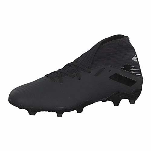 Product adidas Nemeziz 19.3 FG, Bota de fútbol, Core Black-Utility Black, Talla 8.5