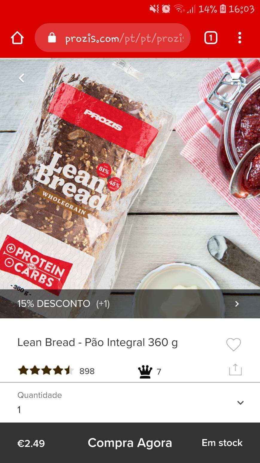 Restaurants Prozis tem produtos maravilhosos eu adoro e recomendo 