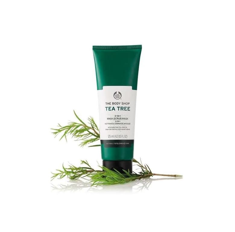 Belleza The Body Shop Tea Tree 3-In-1 Wash Scrub Mask