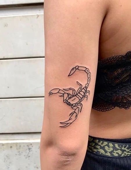 Fashion Tatto Escorpião