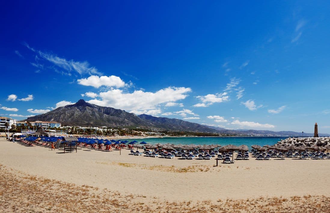 Lugar Playa puerto Banús