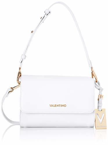 Fashion Mario Valentino VBS30103 - mochila de Poliuretano Mujer, color Blanco, talla 8x15x23