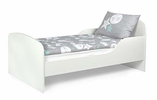 Producto Cama Infantil de Madera 140/70 Cama Para Niños Marco de Cama Colchón