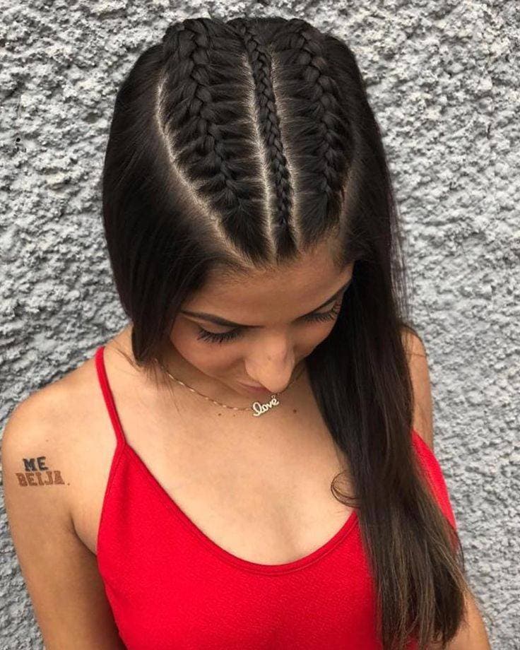 Fashion 💕Penteado cabelo liso💕