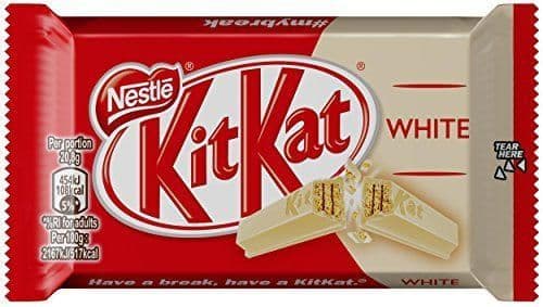 Producto KitKat Galleta recubierta de chocolate blanco